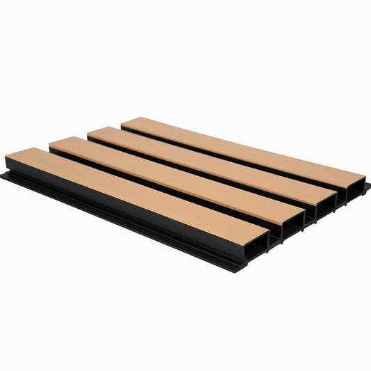 BP05 (Honey Oak) Premium Castellated PVC Composite Wall Panel