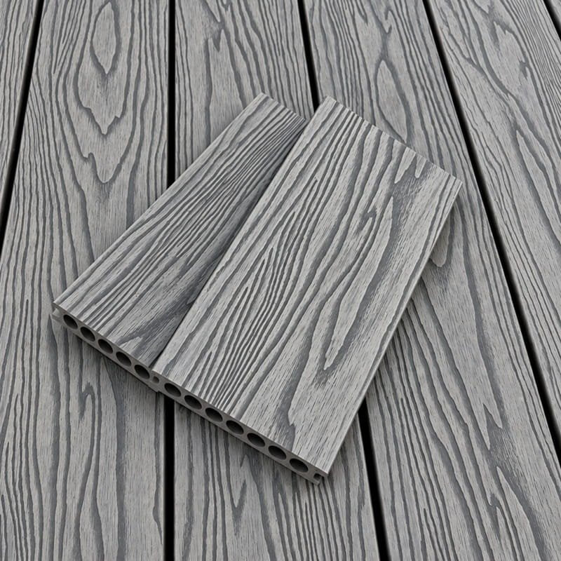 BDD19 3D Embossed Premium Composite Decking (VINTAGE GREY) - 140x25x5400
