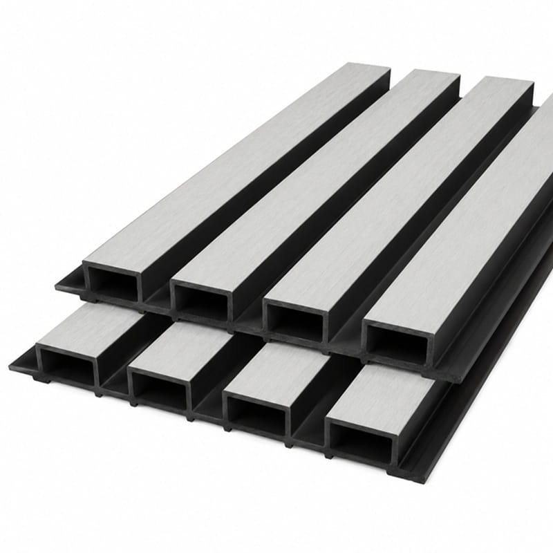 BP07 (Mist Grey) Premium Castellated PVC Composite Wall Panel