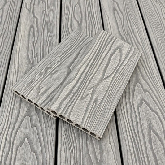 BDD20 3D Embossed Premium Composite Decking (LIGHT GREY) - 140x25x5400