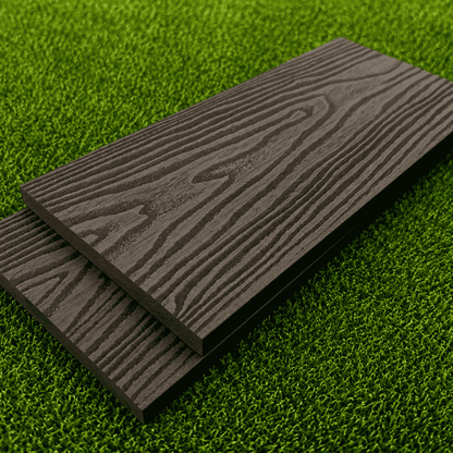 BDD09 3D Embossed Fascia Board (Black & Brown) - 140x25x5400