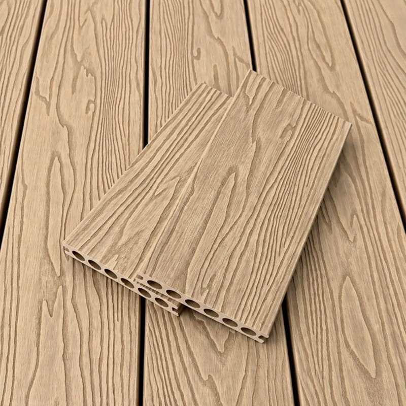 BDD17 3D Embossed Premium Composite Decking (BURLEY WOOD) - 140x25x5400