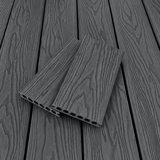 BDD18 3D Embossed Premium Composite Decking (CHARCOAL) - 140x25x5400