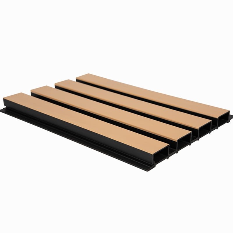 BP05 (Honey Oak) Premium Castellated PVC Composite Wall Panel