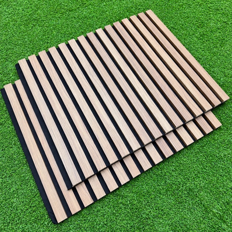 BDA015 (Natural Oak) Sound Proof Acoustic Panel (3 Side) - 600x21x2700mm