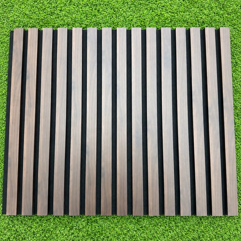 BDA014 (Smoked Walnut) Sound Proof Acoustic Panel (3 Side) - 600x21x2700mm