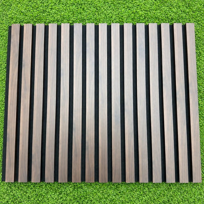 BDA014 (Smoked Walnut) Sound Proof Acoustic Panel (3 Side) - 600x21x2700mm