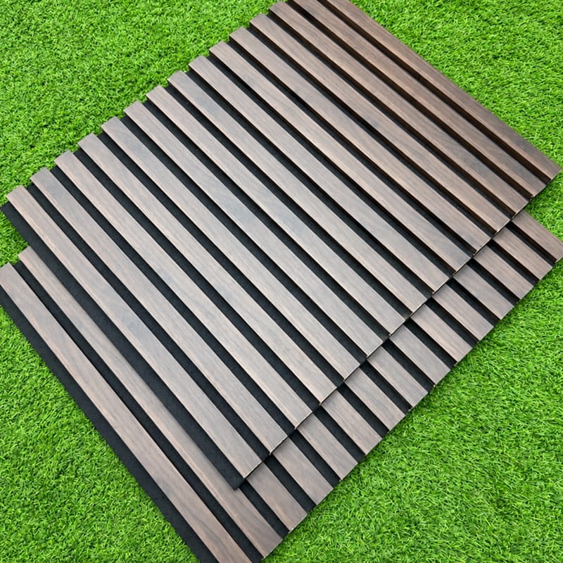 BDA014 (Smoked Walnut) Sound Proof Acoustic Panel (3 Side) - 600x21x2700mm