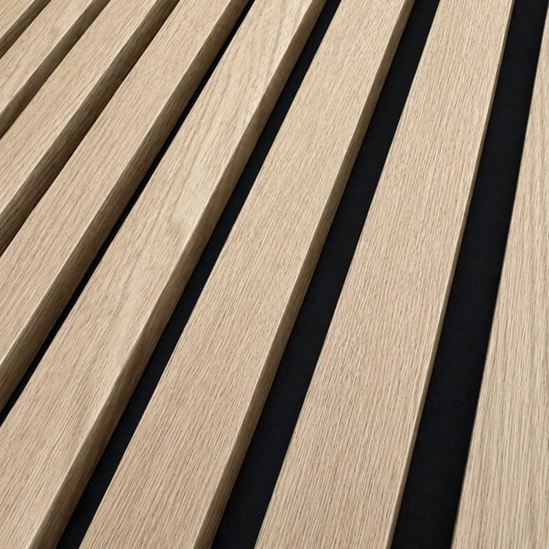 BDA04 (White Oak ) SOUND PROOF ACOUSTIC PANEL (3 Side) - 600×21×2900mm