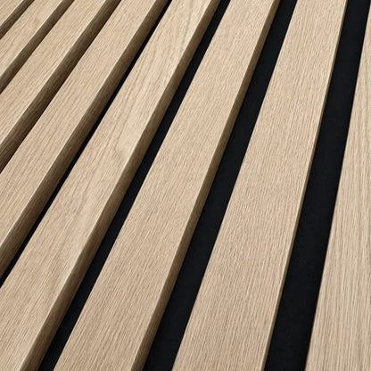 BDA04 (White Oak ) SOUND PROOF ACOUSTIC PANEL (3 Side) - 600×21×2900mm