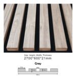 BDA05 (Grey) ACOUSTIC PANEL SOUND PROOF (600x21x2700MM)