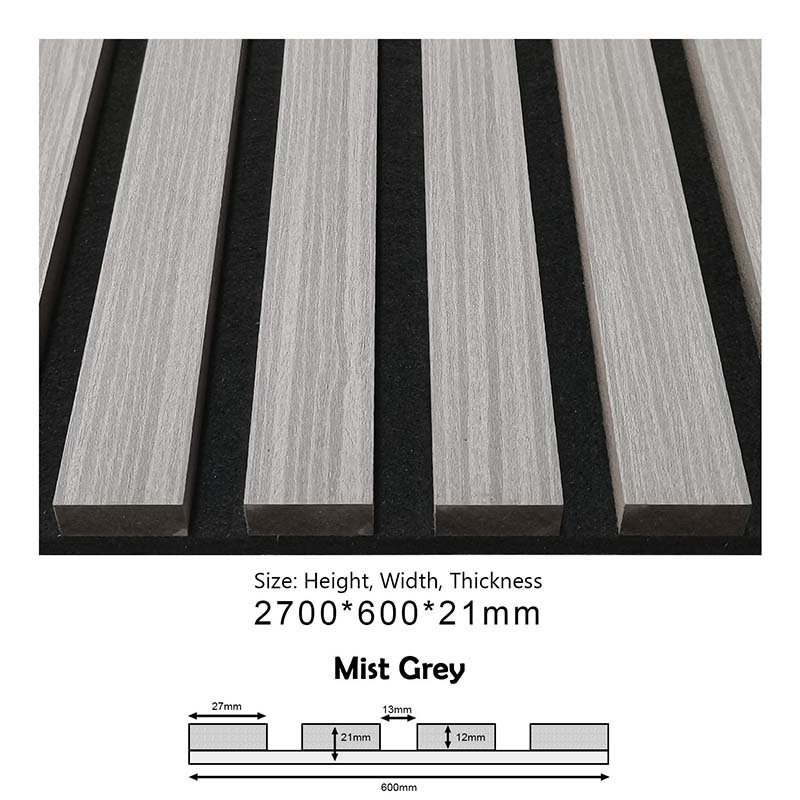 BDA09 (Mist Grey) ACOUSTIC PANEL SOUND PROOF (600x21x2700MM)