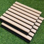 BDA04 (White Oak ) SOUND PROOF ACOUSTIC PANEL (3 Side) - 600×21×2900mm