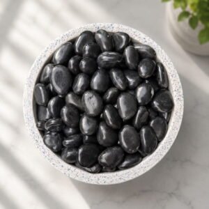 BDP06 Premium Black Pebbles (1-2cm) 10kg Bag