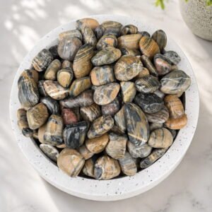 BDP07 Golden Tiger Pebbles (2-4cm) 10kg Bag