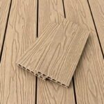 BDD17 3D Embossed Premium Composite Decking (BURLEY WOOD) - 140x25x5400