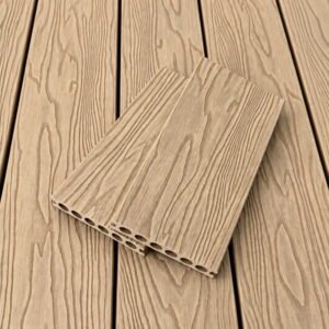 BDD17 3D Embossed Premium Composite Decking (BURLEY WOOD) - 140x25x5400