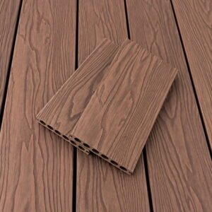 BDD15 3D Embossed Premium Composite Decking (Merbau Red) - 140x25x5400