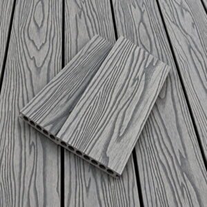 BDD19 3D Embossed Premium Composite Decking (VINTAGE GREY) - 140x25x5400